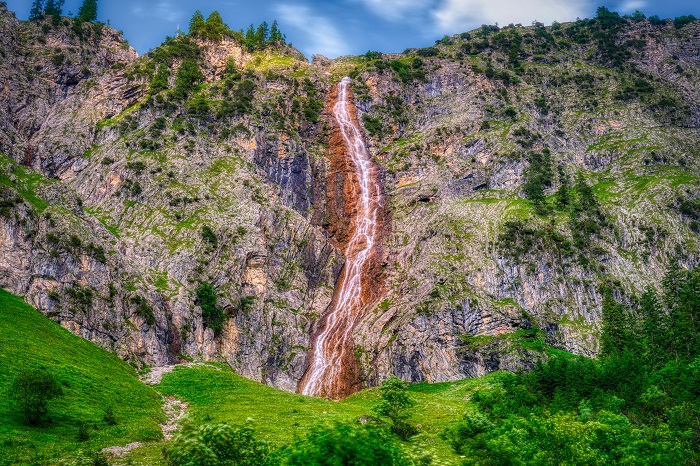 Bergaicht Wasserfall